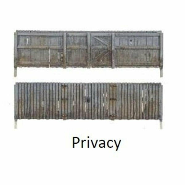 Woodland Scenics N Privacy Fence - 8 Piece WO476102